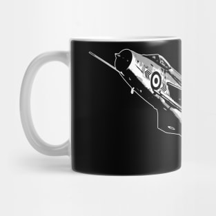 English Electric Lightning Jet Fighter Aircraft RAF Airplane Plane Mug